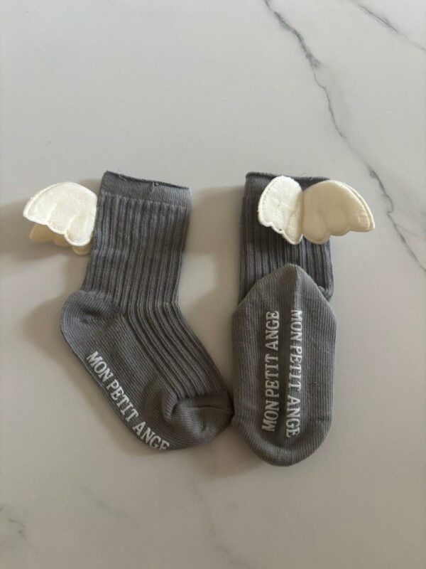 Chaussettes Gabrielle - Gris Souris – Image 2