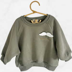 Sweat Raphaëlla - Kaki | Broderie Sable