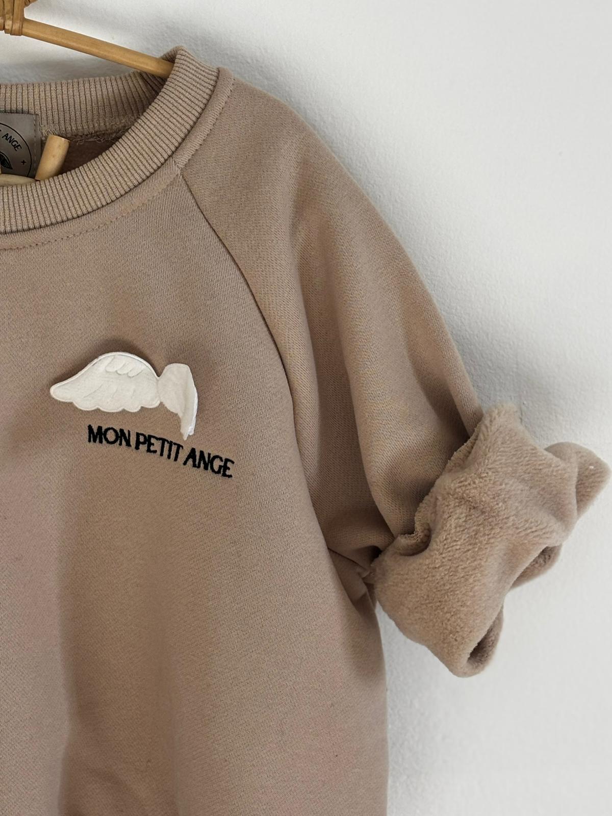 Sweat Raphaëlla - Camel | Broderie Noire – Image 2