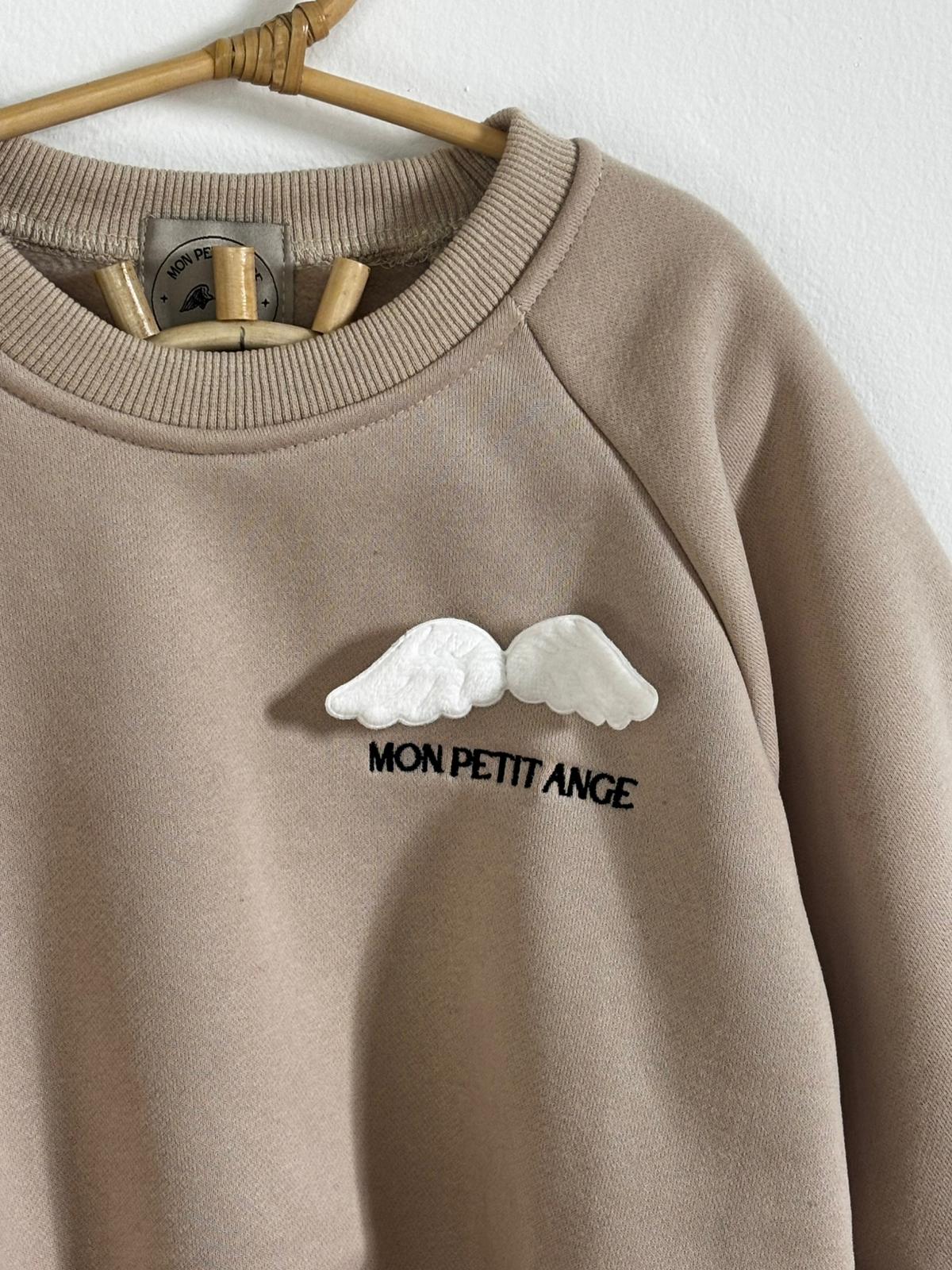 Sweat Raphaëlla - Camel | Broderie Noire – Image 3